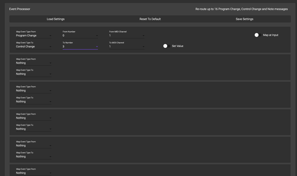 MIDI Message Converter
